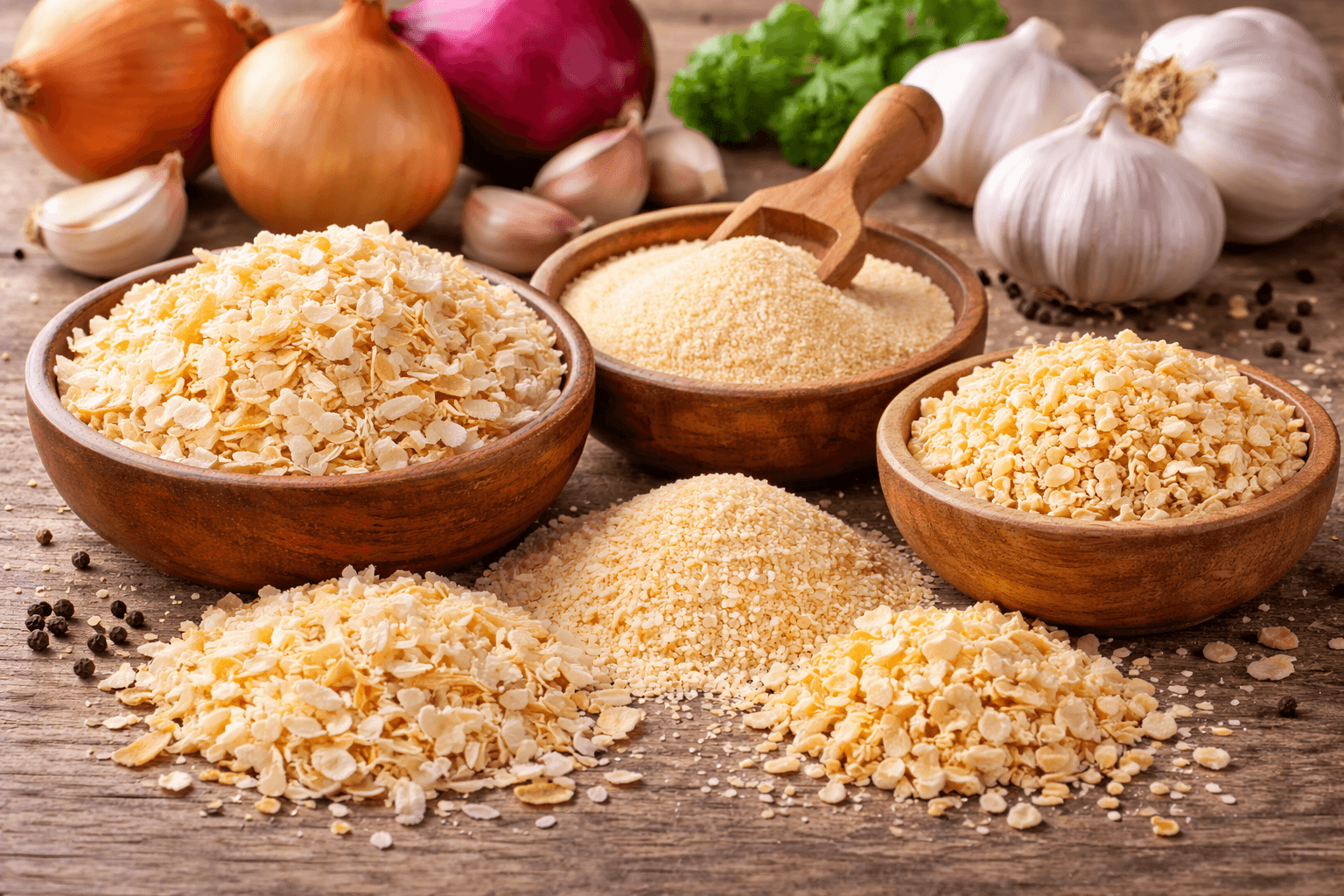 Dehydrated Onion and Garlic Products